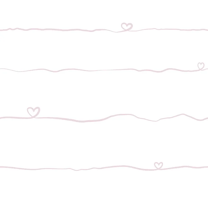 4060-381402 | Love & Hearts Pink Script Wallpaper