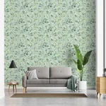 Brewster Home Fashions Lucene Green Spring Vines Wallpaper - SKU AH925501
