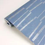 Brewster Home Fashions Luminescence Blue Abstract Stripe Wallpaper - SKU 2927-10604