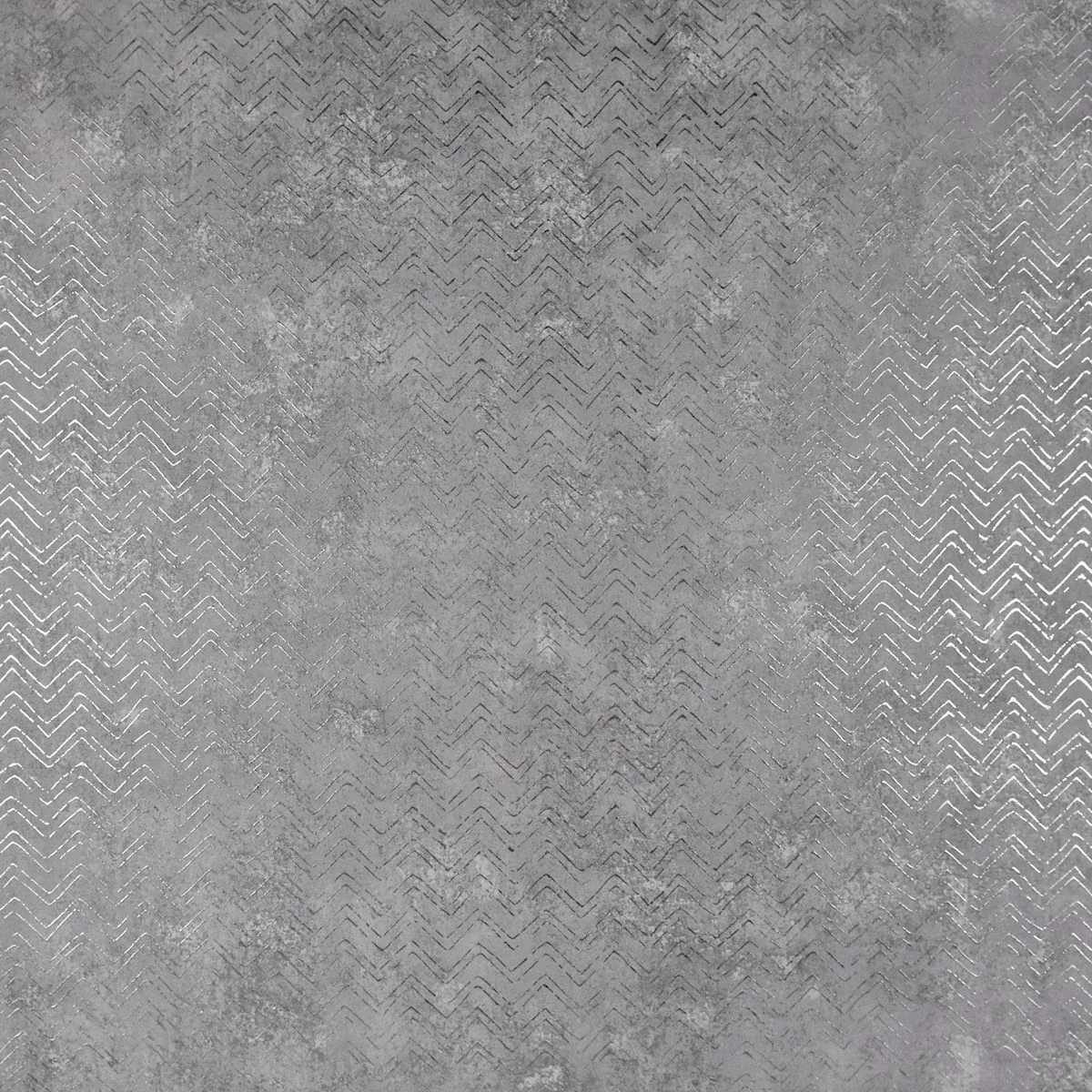 2927-00602 | Luna Pewter Distressed Chevron Wallpaper