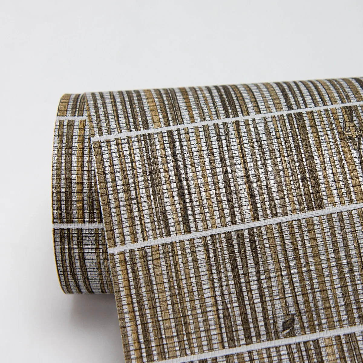 Brewster Home Fashions Luz Brown Faux Grasscloth Wallpaper - SKU 2984-70018