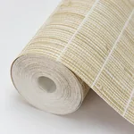 Brewster Home Fashions Luz Honey Faux Grasscloth Wallpaper - SKU 2984-70003