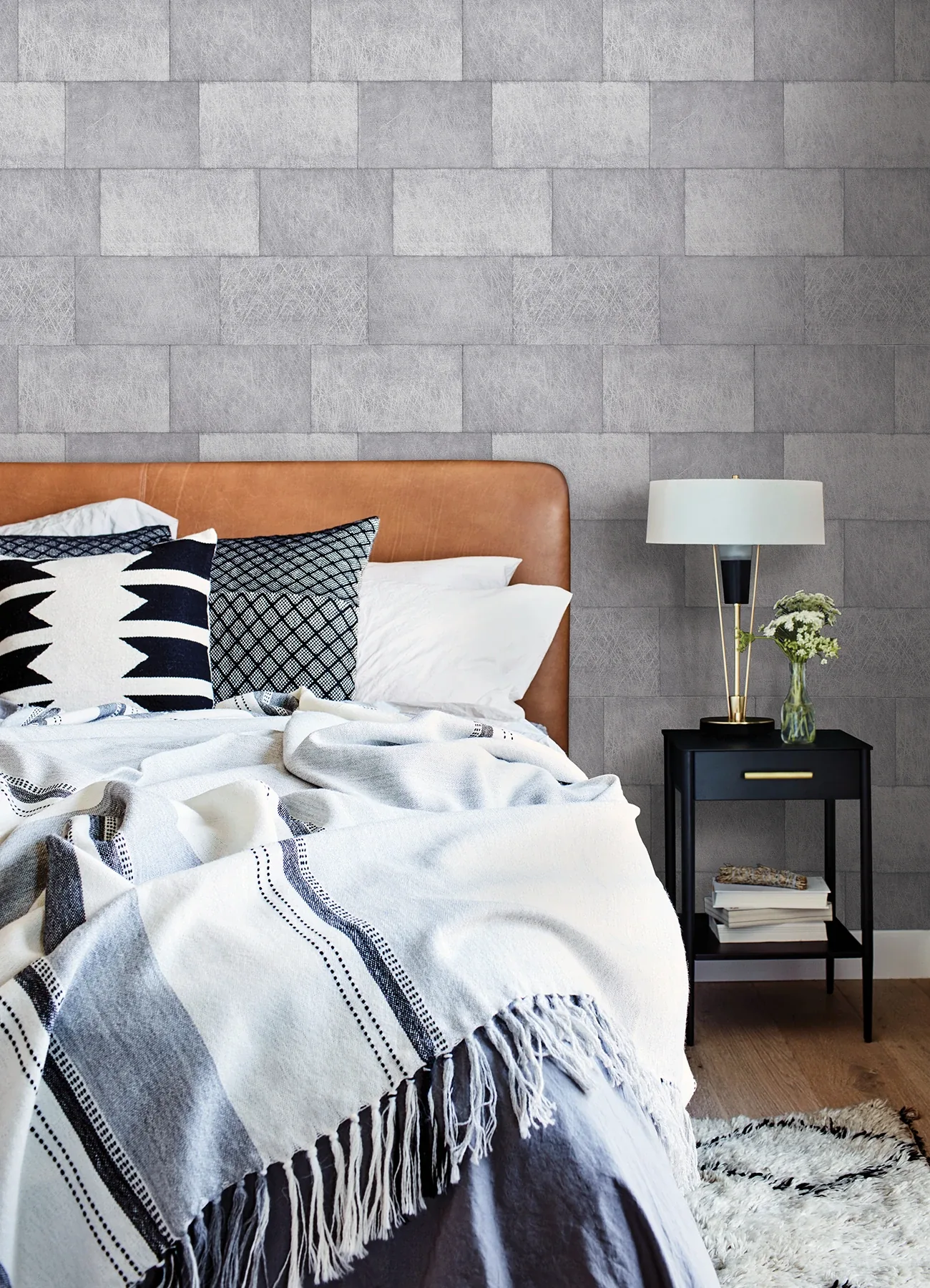 Brewster Home Fashions Lyell Light Grey Stone Wallpaper | Wallpaper Twins Brewster Home Fashions Lyell Light Grey Stone Wallpaper - SKU 4082-382011