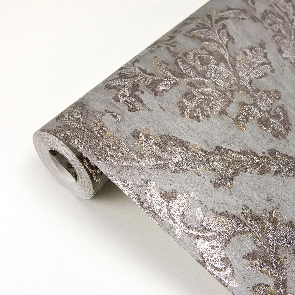 Brewster Home Fashions Lyra Bronze Damask Wallpaper - SKU 2927-20102