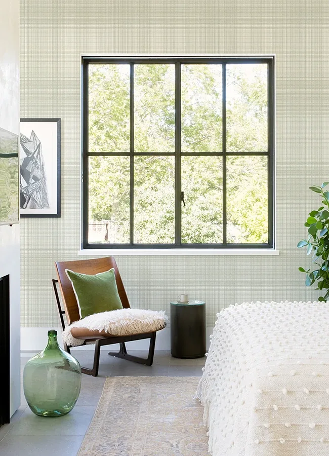 Brewster Home Fashions Madras Aqua Plaid Wallpaper | Wallpaper Twins Brewster Home Fashions Madras Aqua Plaid Wallpaper - SKU 4071-71044