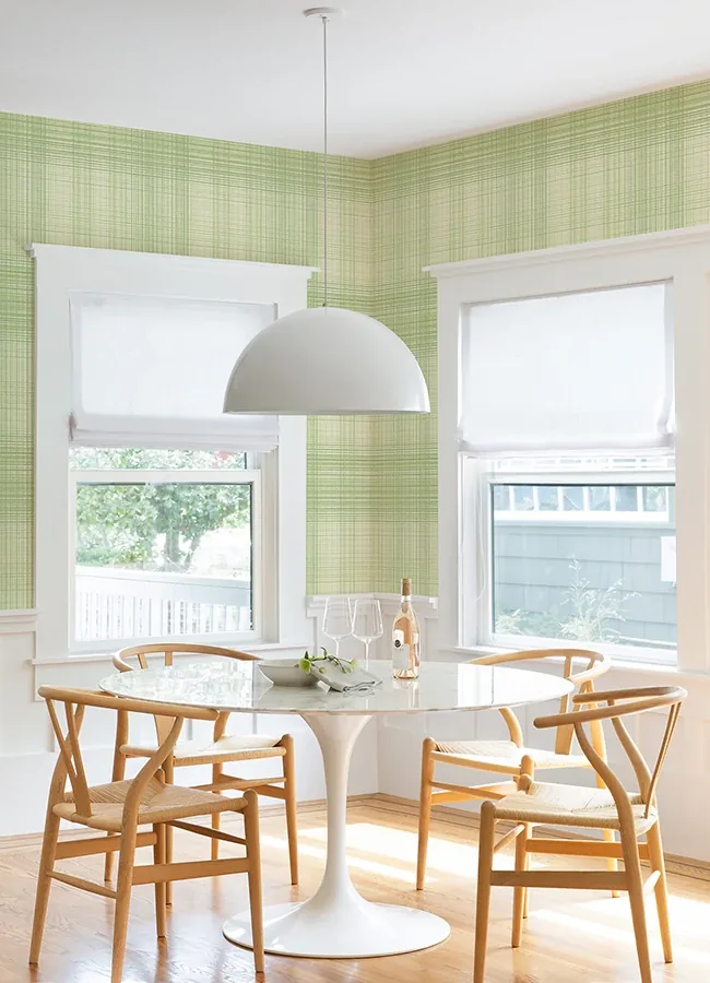 Brewster Home Fashions Madras Green Plaid Wallpaper - SKU 4071-71042