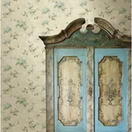 Brewster Home Fashions Magnolia Hydrangea Green Trail Wallpaper - SKU CCB76305