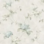 Brewster Home Fashions Magnolia Light Blue Hydrangea Trail Wallpaper | Wallpaper Twins Brewster Home Fashions Magnolia Light Blue Hydrangea Trail Wallpaper - SKU 3123-76306