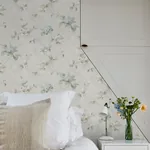 Brewster Home Fashions Magnolia Light Blue Hydrangea Trail Wallpaper | Wallpaper Twins Brewster Home Fashions Magnolia Light Blue Hydrangea Trail Wallpaper - SKU 3123-76306