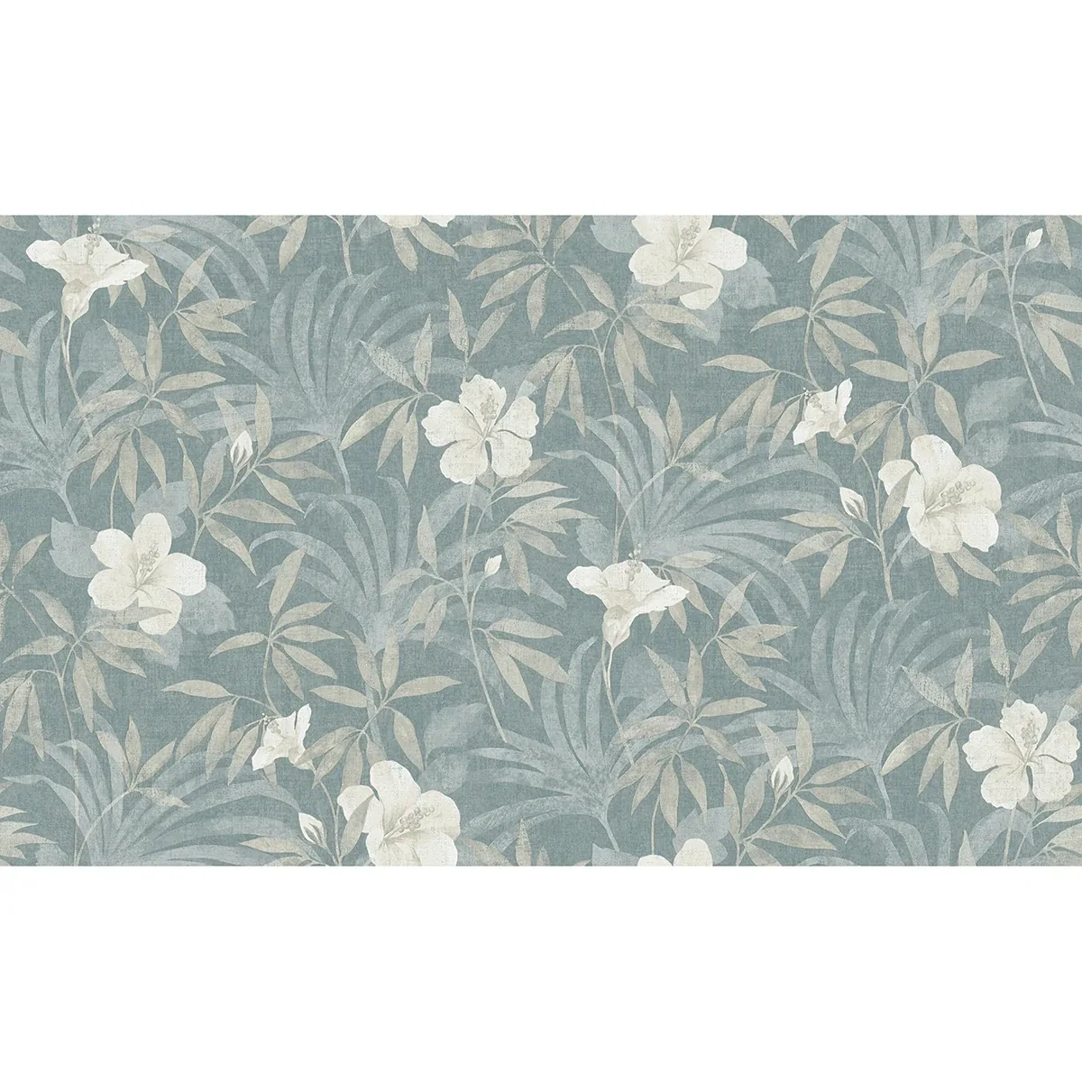 Brewster Home Fashions Malecon Aqua Floral Wallpaper - SKU 4044-38028-5