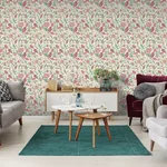 Brewster Home Fashions Mallory Pink Vivid Floral Wallpaper | Wallpaper Twins Brewster Home Fashions Mallory Pink Vivid Floral Wallpaper - SKU AH100382AH