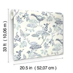 Brewster Home Fashions Malmo Blue Trail Wallpaper | Wallpaper Twins Brewster Home Fashions Malmo Blue Trail Wallpaper - SKU 3125-72316