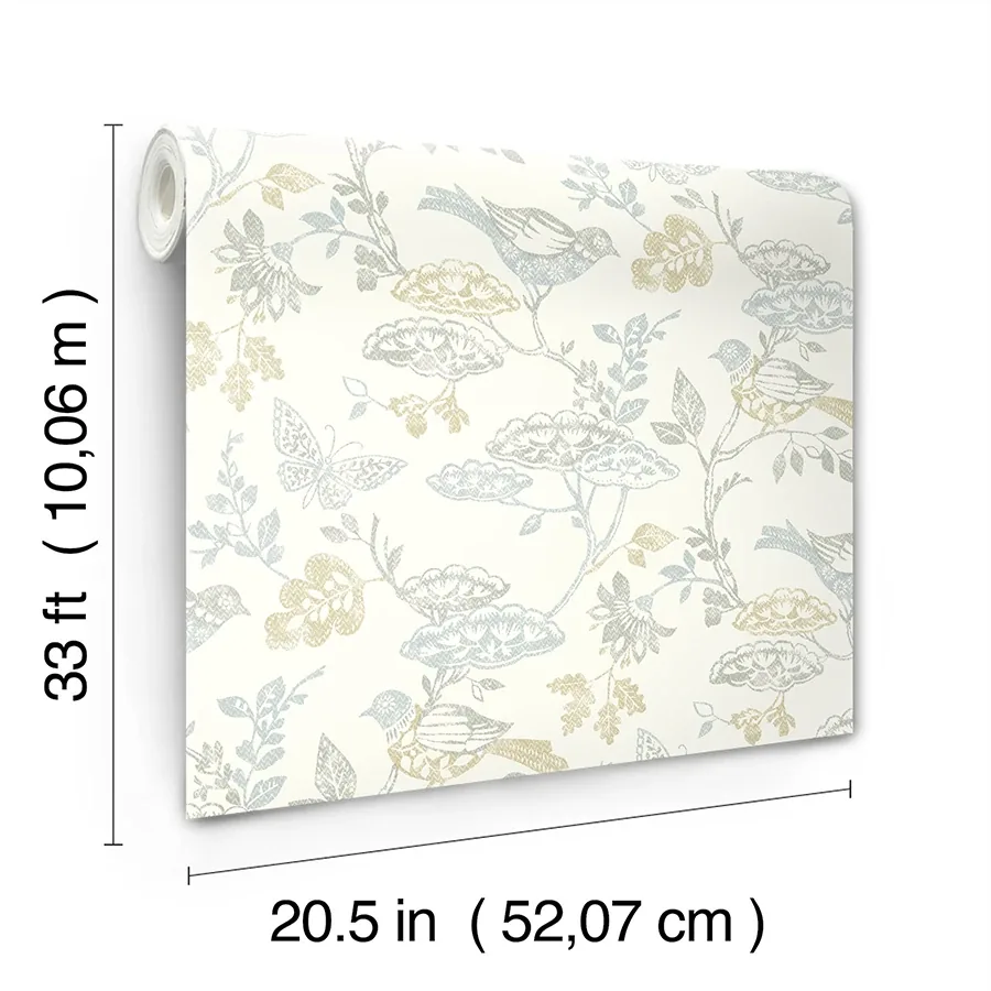 Brewster Home Fashions Malmo Multicolor Trail Wallpaper | Wallpaper Twins Brewster Home Fashions Malmo Multicolor Trail Wallpaper - SKU 3125-72318