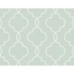 Brewster Home Fashions Malo Aqua Sisal Ogee Wallpaper - SKU 2765-BW40502