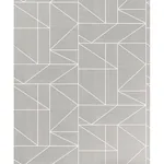 Brewster Home Fashions Malvolio Silver Silver Geometric Wallpaper - SKU 2836-M1381