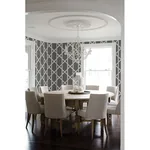 Brewster Home Fashions Mandara Charcoal Trellis Wallpaper - SKU 2671-22421