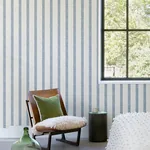 Brewster Home Fashions Mandevilla Blue Vine Stripe Wallpaper | Wallpaper Twins Brewster Home Fashions Mandevilla Blue Vine Stripe Wallpaper - SKU 4148-27428