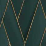 Brewster Home Fashions Manfred Teal Modern Herringbone Wallpaper - SKU 4041-34804