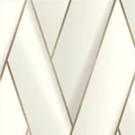 Brewster Home Fashions Manfred White Modern Herringbone Wallpaper - SKU 4041-34800