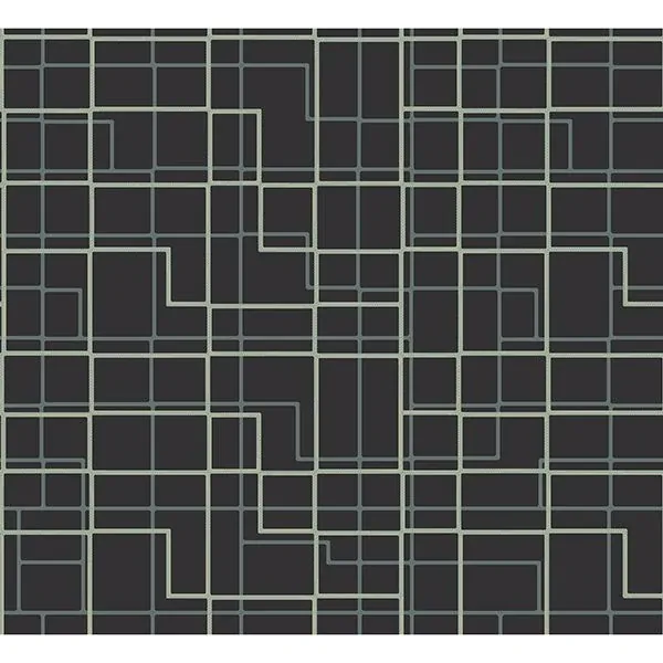 Brewster Home Fashions Manila Brown Geometric Wallpaper - SKU SR22740