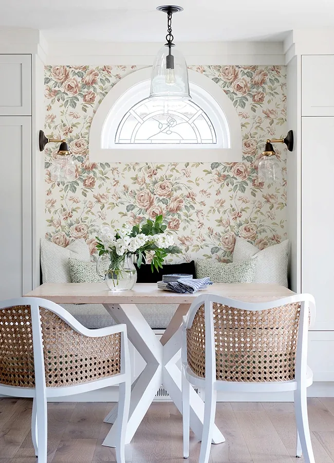 Brewster Home Fashions Manon Blush Rose Stitch Wallpaper | Wallpaper Twins Brewster Home Fashions Manon Blush Rose Stitch Wallpaper - SKU 4072-70022