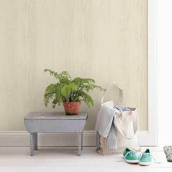Brewster Home Fashions Mapleton Cream Wood Wallpaper - SKU 3117-642211