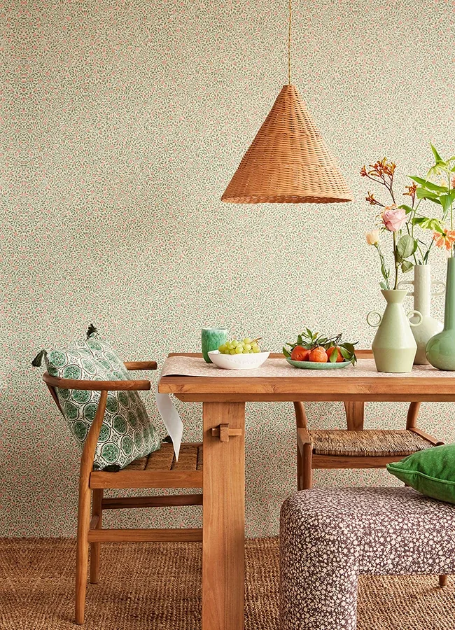 Brewster Home Fashions Marguerite Light Green Floral Wallpaper | Wallpaper Twins Brewster Home Fashions Marguerite Light Green Floral Wallpaper - SKU 316050