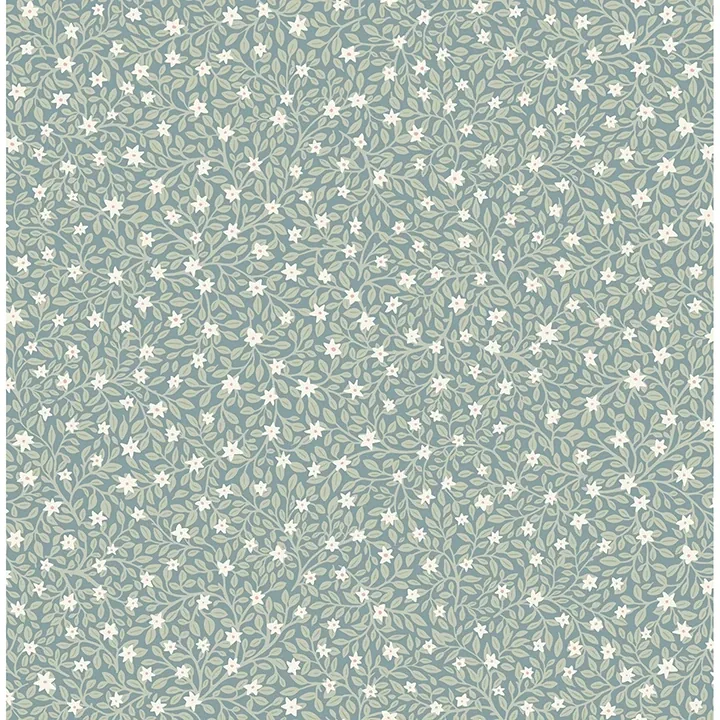 Brewster Home Fashions Marguerite Sea Green Floral Wallpaper - SKU 316054