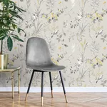 Brewster Home Fashions Mariko Grey Botanical Wallpaper | Wallpaper Twins Brewster Home Fashions Mariko Grey Botanical Wallpaper - SKU M1551