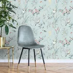 Brewster Home Fashions Mariko Light Blue Botanical Wallpaper - SKU M1856
