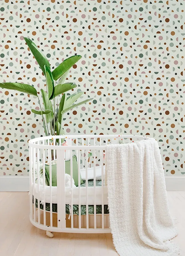 Brewster Home Fashions Marilee Multicolor Circles Wallpaper | Wallpaper Twins Brewster Home Fashions Marilee Multicolor Circles Wallpaper - SKU 4060-139277