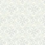 Brewster Home Fashions Marjoram Light Blue Floral Tile Wallpaper - SKU 4134-72516
