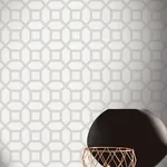 Brewster Home Fashions Marjorie Silver Trellis Wallpaper - SKU AH295603