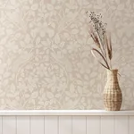 Brewster Home Fashions Marlow Beige Bird Vine Wallpaper - SKU 4164-M1817
