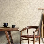 Brewster Home Fashions Marlow Beige Bird Vine Wallpaper - SKU 4164-M1817