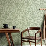 Brewster Home Fashions Marlow Green Bird Vine Wallpaper - SKU 4164-M1816