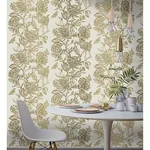 Brewster Home Fashions Marquis Gold Floral Wallpaper | Wallpaper Twins Brewster Home Fashions Marquis Gold Floral Wallpaper - SKU 2834-M1474