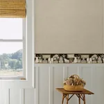 Brewster Home Fashions Martha Black Country Bath Wallpaper | Wallpaper Twins Brewster Home Fashions Martha Black Country Bath Wallpaper - SKU 3123-63102