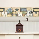 Brewster Home Fashions Martha Blue Country Bath Wallpaper | Wallpaper Twins Brewster Home Fashions Martha Blue Country Bath Wallpaper - SKU 3123-63101