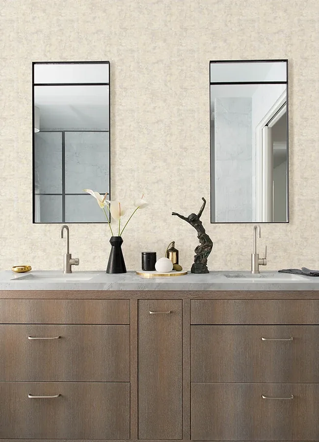 Brewster Home Fashions Masonry Ivory Stone Wallpaper | Wallpaper Twins Brewster Home Fashions Masonry Ivory Stone Wallpaper - SKU 4168-17746