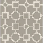 Brewster Home Fashions Matrix Taupe Geometric Wallpaper | Wallpaper Twins Brewster Home Fashions Matrix Taupe Geometric Wallpaper - SKU 2704-21810