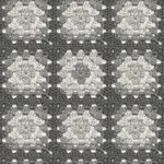 Brewster Home Fashions Maud Grey Crochet Geometric Wallpaper - SKU 3124-13865
