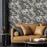 Brewster Home Fashions Maude Neutral Tropical Wallpaper | Wallpaper Twins Brewster Home Fashions Maude Neutral Tropical Wallpaper - SKU AH909408