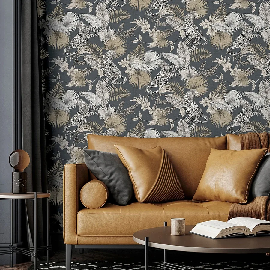 Brewster Home Fashions Maude Neutral Tropical Wallpaper | Wallpaper Twins Brewster Home Fashions Maude Neutral Tropical Wallpaper - SKU AH909408