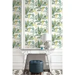 Brewster Home Fashions Maui Green Green Botanical Wallpaper - SKU PS41804