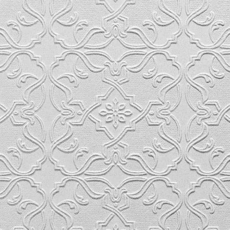Brewster Home Fashions Maxwell White Paintable Textured Vinyl Wallpaper - SKU 437-RD0671