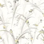 Brewster Home Fashions Meadowlark Yellow Botanical Wallpaper - SKU 3119-193210