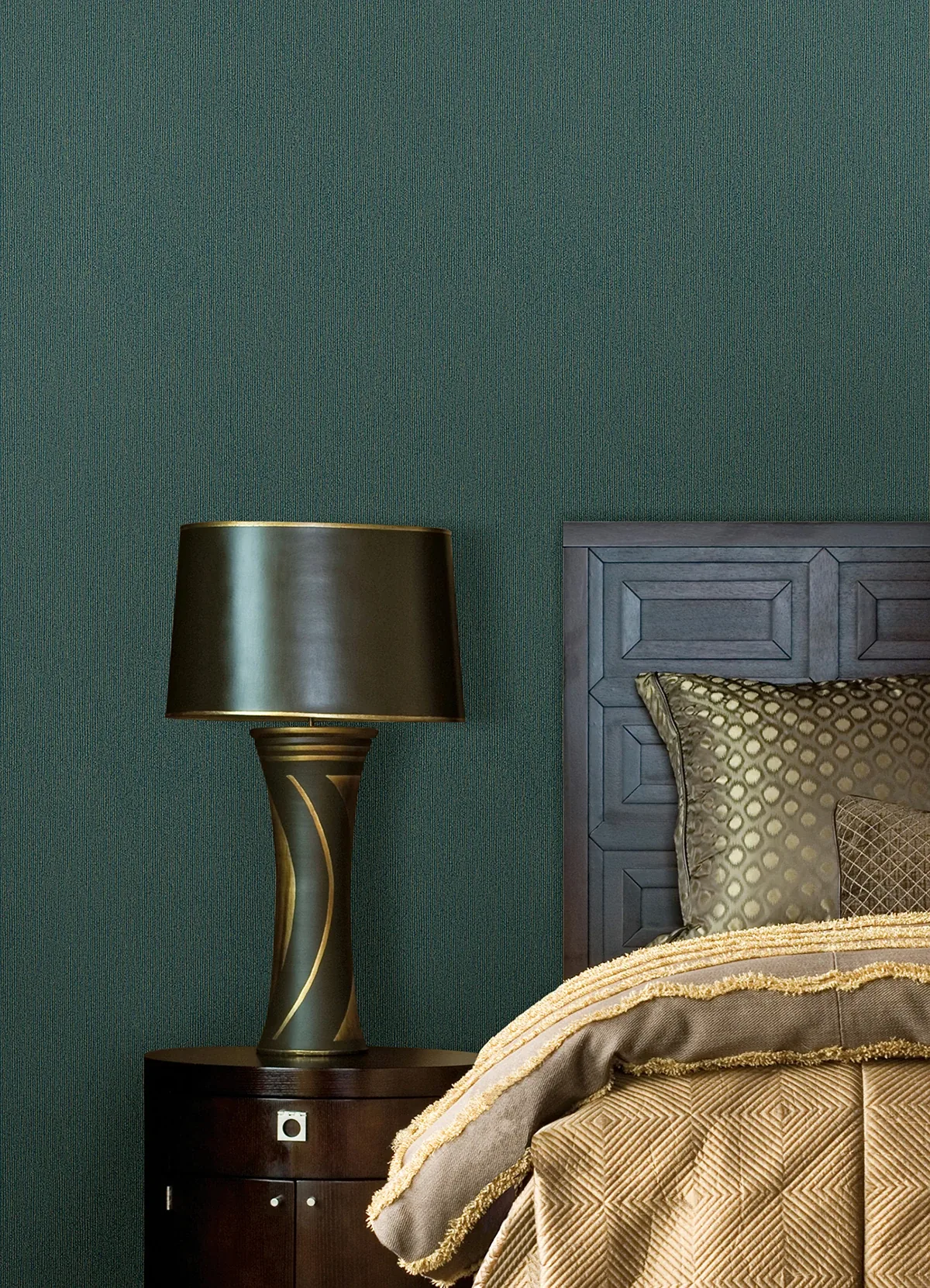 Brewster Home Fashions Melvin Teal Stria Wallpaper - SKU 4041-72404