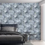 Brewster Home Fashions Merrick Navy Marble Wallpaper - SKU AH923000