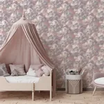 Brewster Home Fashions Merryweather Violet Cloudy Skies Wallpaper - SKU AH924508
